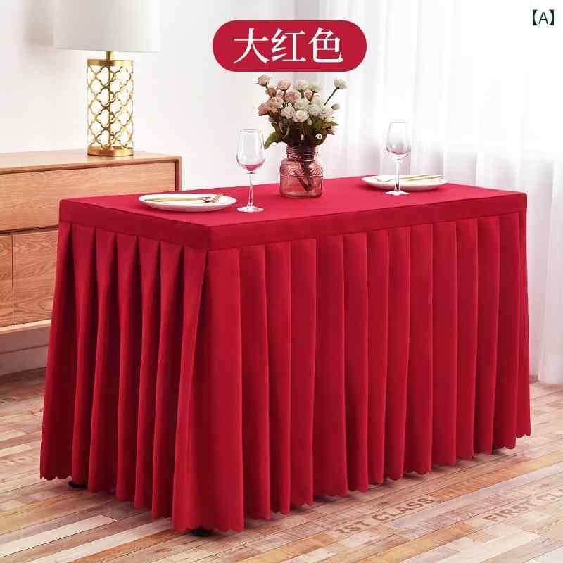 テーブルクロス ホテル 会議 テーブル クロス 長方形 ビジネス スカート オフィス ロング カバー 展示 ..