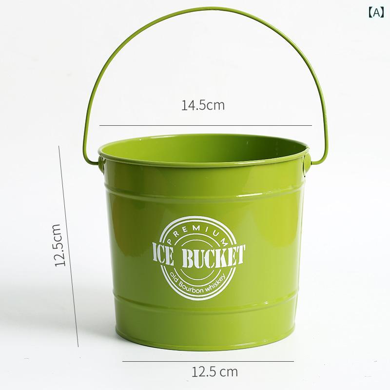 楽天LAONsChoiceかわいいゴミ箱 小さい 蓋なしの デスク トップ コーヒー テーブル 収納 かわいい 金属製の バケツ ダイニング オーガナイザー ゴミ 箱