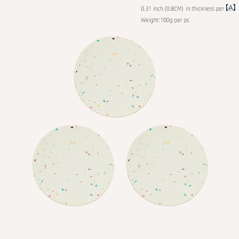 シリコンテーブルマット DiSiCOOK シリコン 断熱 プレースマット ポット マット カップ＆ ボウル キャセロール用 やけど 防止 テーブル 家庭用 高温 耐性 マット。