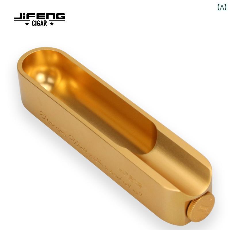 ミニ灰皿 JIFENG シガー 灰皿 ライター セットな 個性的な ポータブル パンチャー 喫煙 アクセサリー ..