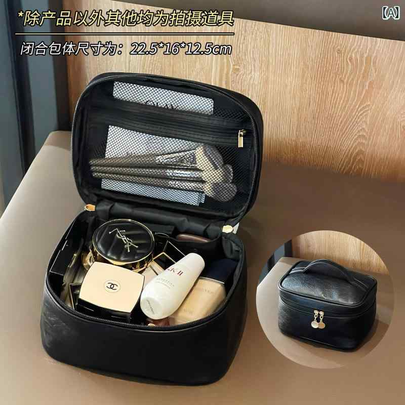 化粧品バッグ レディース 化粧 品 袋 レディース大容量 防水 収納 バッグ イン スタイル ポータブル 旅行 トイレタリー