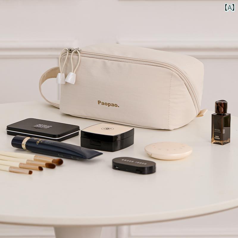化粧品バッグ レディース 化粧 品 バッグ 女性 2024 高級 女性用 シンプル 旅行 収納 ポータブル大容量 ウォッシュバッグ