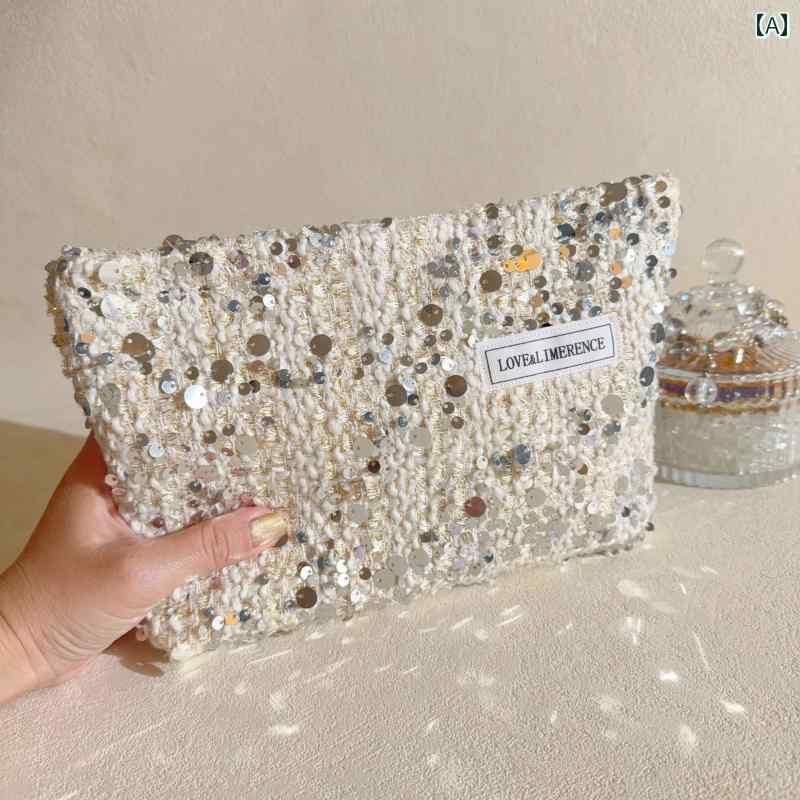 化粧品バッグ レディース Xiaoxiang高 価値 化粧 品 バッグ ポータブル キャリーオン大容量 口紅 交換 収納