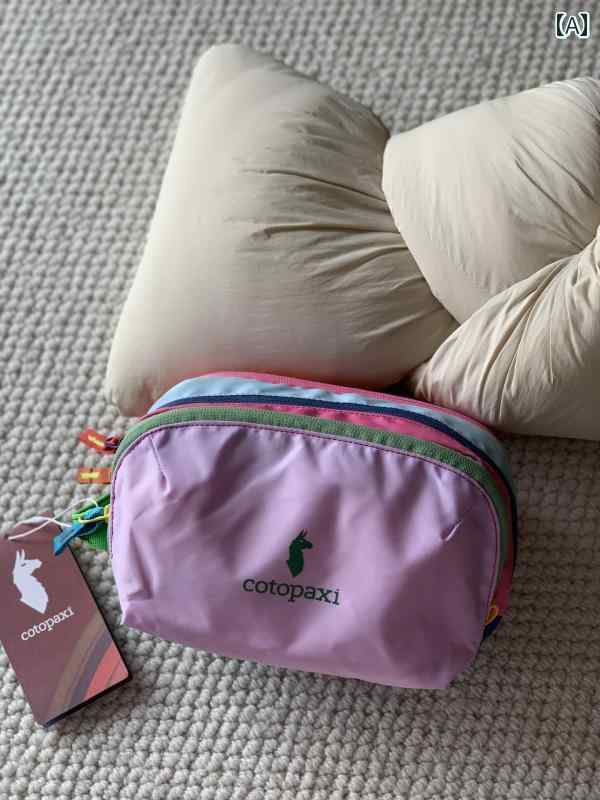 化粧品バッグ レディース 2025年 アルパカ ドーパミン カラー 旅行用 トイレタリー＆ コスメバッグ 4 L大容量 防水 ナイロン トイレタリー バッグ