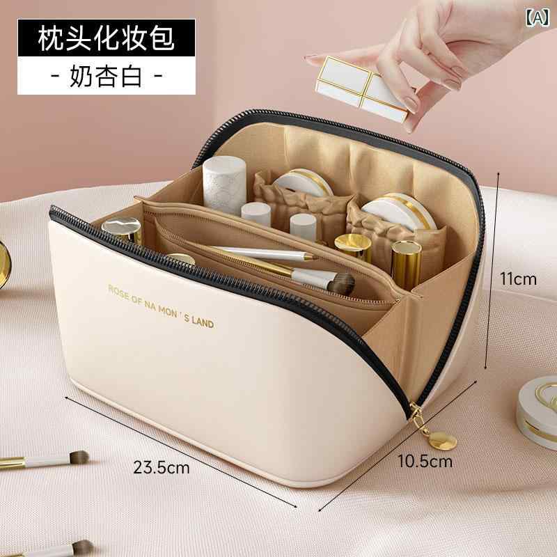 化粧品バッグ レディース 女性用 ポータブル 化粧 品 バッグ 2025 高級 収納 洗濯用大容量 旅行 軽量 ハイエンド(4)