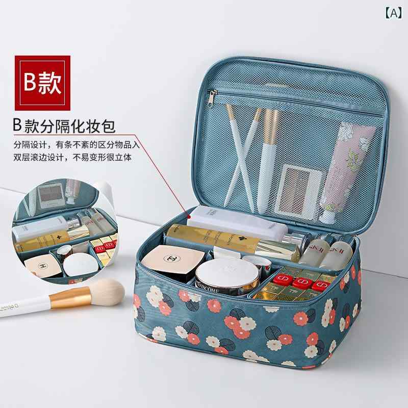 化粧品バッグ レディース 女性用 ポータブル 防水 化粧 バッグ大容量 トイレタリー バッグ 旅行用 品 収納 スキン ケア