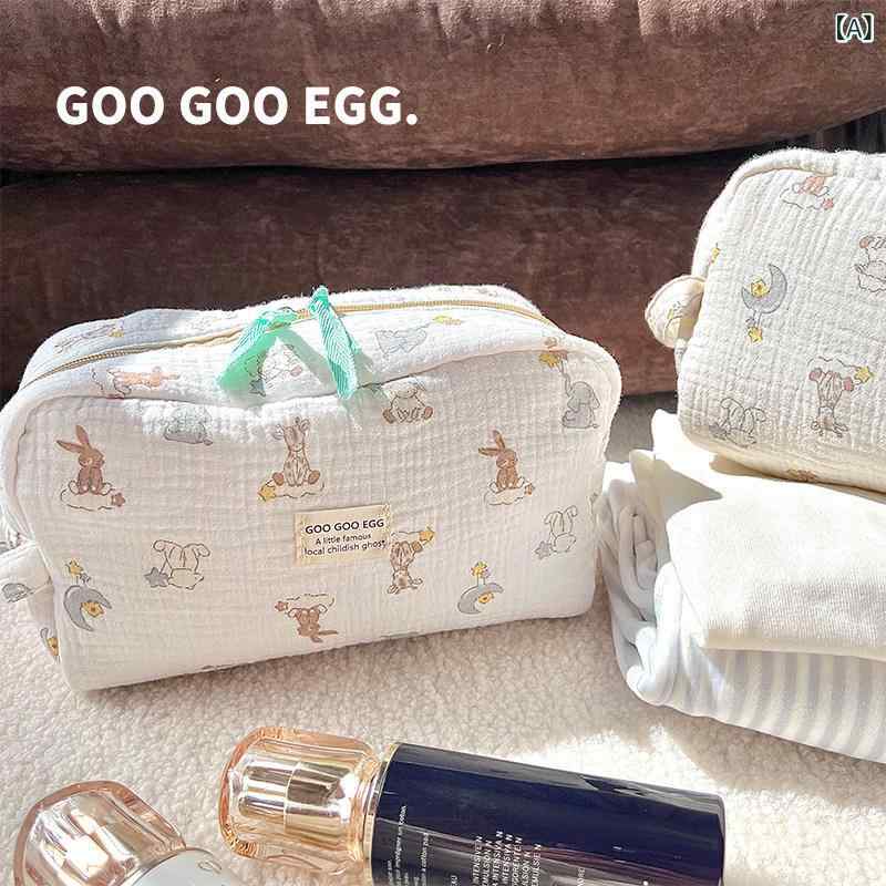 化粧品バッグ レディース GGE コットン 下着 収納 バッグ大容量 旅行用 化粧 品 バッグ 携帯用 laonschoise-11454329 LAONsChoice パッケージ画像