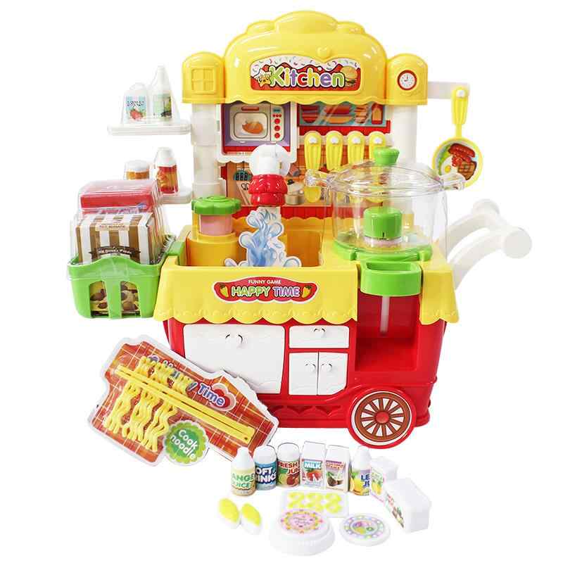 子供用 キッチン おもちゃ おいしい キッチン 子供用 プレイハウス おもちゃ シミュレーション 麺 機 調理 器具 用品 セット 女の子への ギフト