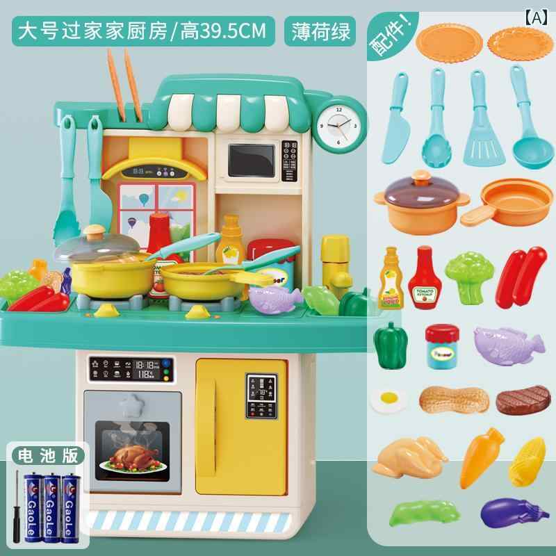 子供用 キッチン おもちゃ キッチン おもちゃ セット シミュレーション 用品 調理用 大型 3 ～ 4週間 3歳以上 5歳以上 女の子用お ままごと