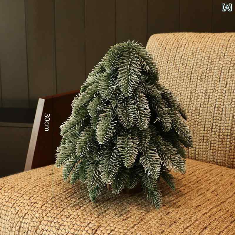 クリスマスツリー クリスマス ツリーの 暗号化 エルフ デスク トップ ホームデコレーション シーン レ..