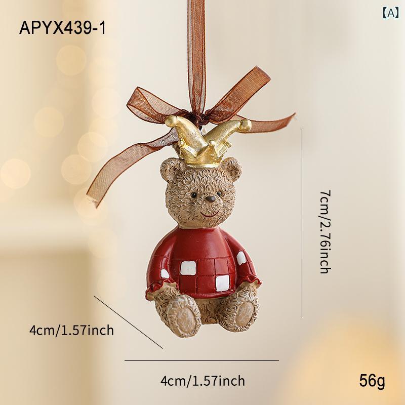 クリスマスツリー Hengの クリスマスの 飾り クリスマス ツリーの ペンダントと 装飾品 樹脂の な形の ..