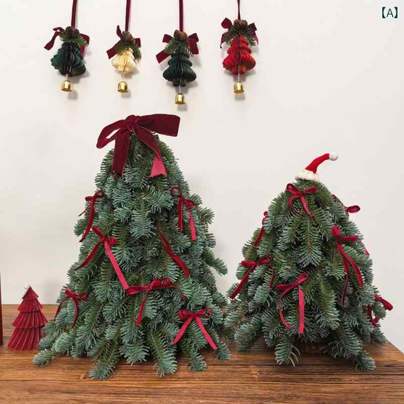 クリスマスツリー クリスマス ミニ ノーベル パイン ツリー リビング ルーム ホームステイ デスク トッ..