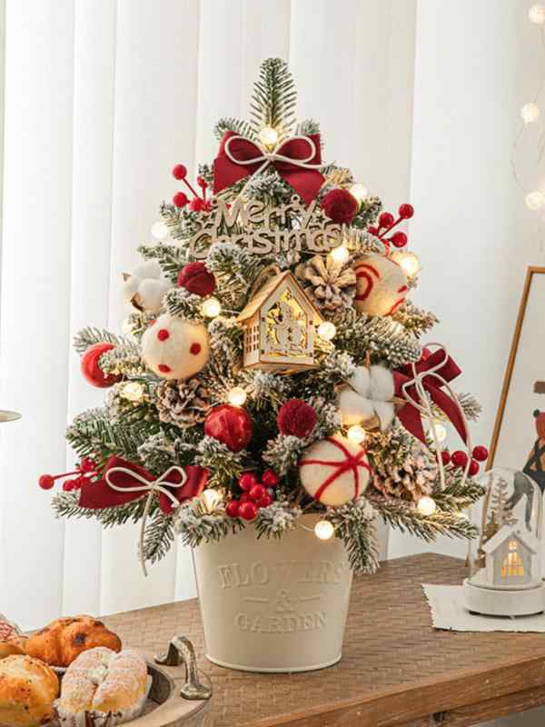 クリスマスツリー クリスマスの 飾り シーン レイアウト クリスマス ツリー ホーム 小さい 暗号化 装飾..