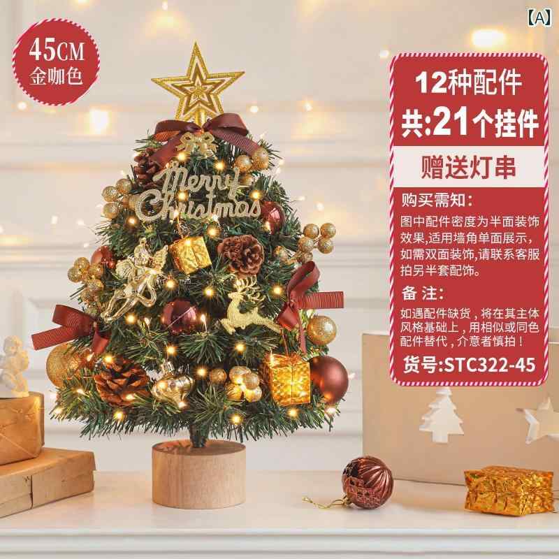 クリスマスツリー クリスマス ツリー ホーム 小さい クリスマスデコレーション 暗号化 オーナメント ラ..