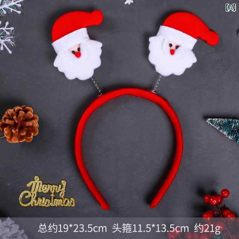 Other - クリスマスの飾り クリスマス 装飾 ヘア バンド ヘッド 子供と 大人 帽子 枝 角の ピン 装身具