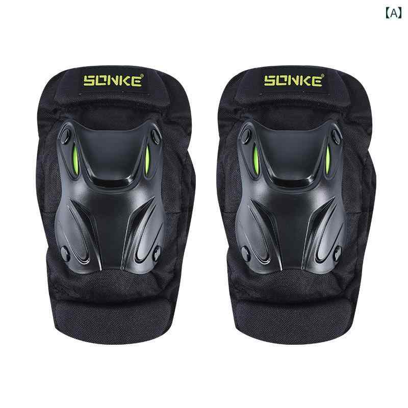 スケートボード 保護具 子供用 大人用 スキー 保護 具 サイクリング用 膝 パッド 男女兼用 スケート ボ..