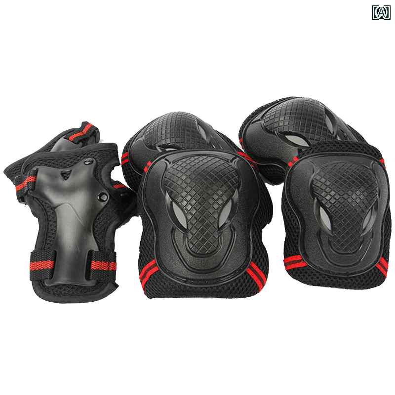 スケートボード 保護具 子供用 ハードシェルの 二 重層 厚手 保護 具 大人用 ローラー スケート 肘 パ..