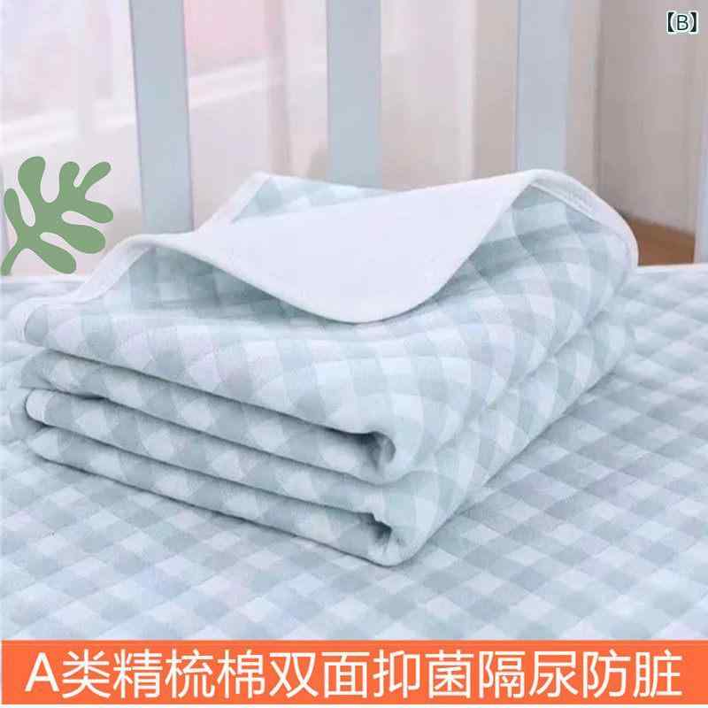 LAONsChoiceの新生児 おくるみ 綿の 生理用 マット 両面 防水 洗える 授乳用 睡眠用 特殊 高齢者用 尿 漏れ 防止 マットレス｜アングル2