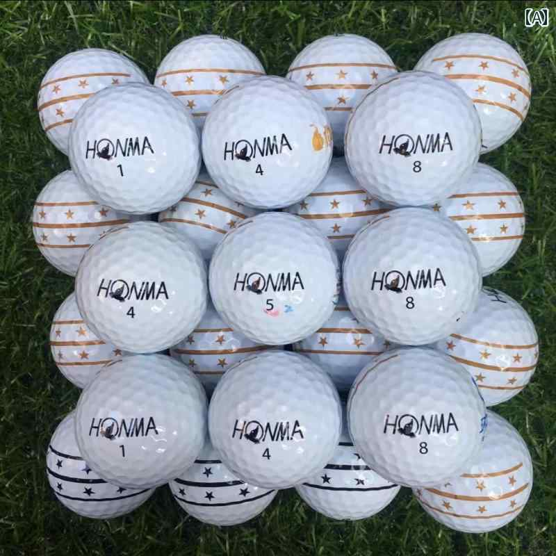 ゴルフボール ゴルフ ボールの レッド ホース 3 層または 4 層の長 距離 ゴルフで次の ゲームに OB ボ..