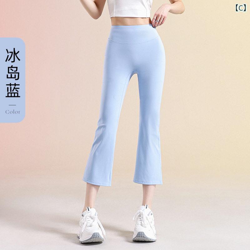 レギンス ショート 夏に ぴったりの ぎこちない ラインの ない レディース スリム...