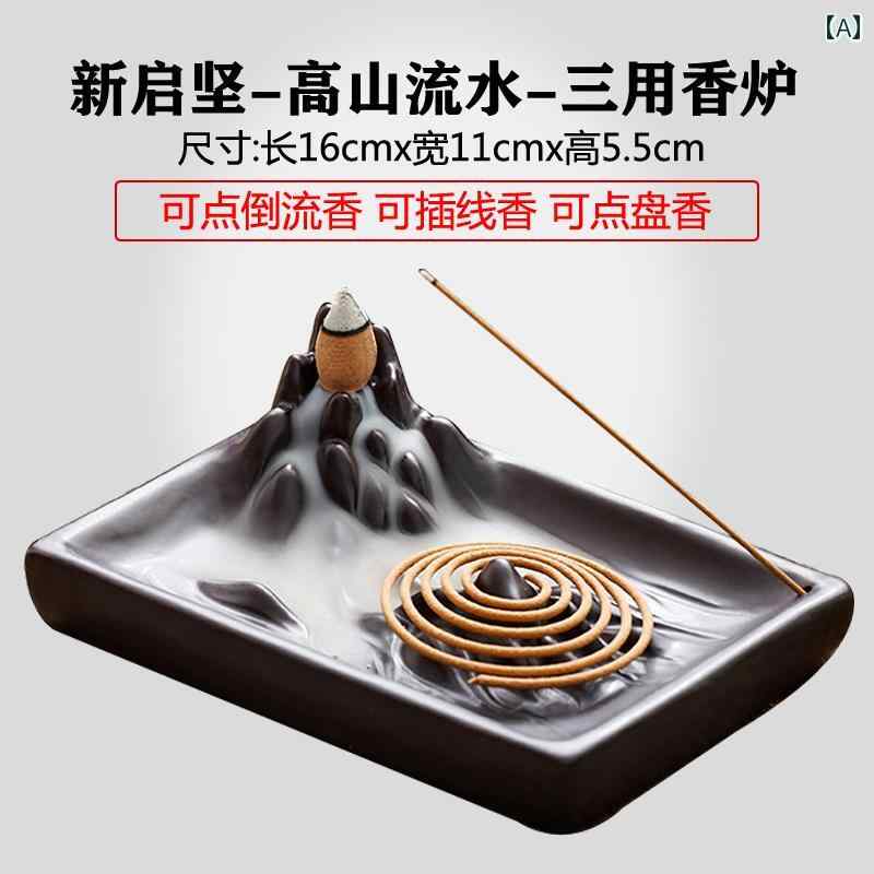 香立て 香炉 陶器 白檀 逆流 仏教 寺院の 香 立て 台 部屋の 装飾