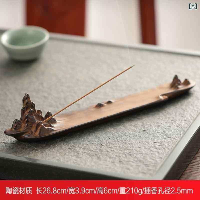 香立て お 香 立て 家庭用 室内 アロマセラピー バーナー セラミックお 白檀 ライン アロマセラピーお ..