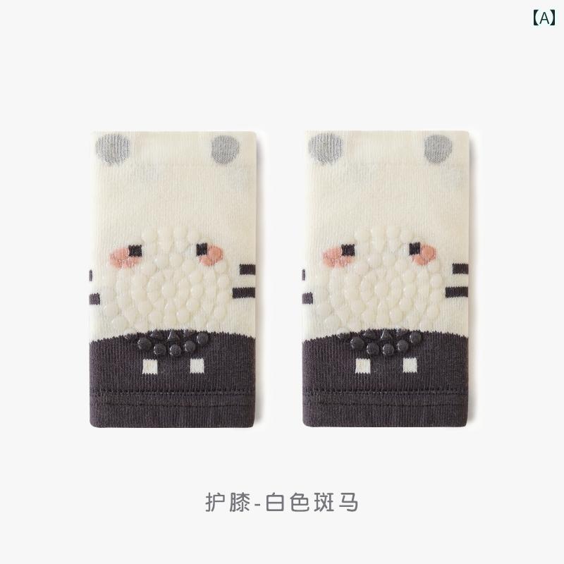 子供用膝パッド ベビー 膝 パッド ハイハイ 春秋 夏 薄型 保護 ギア 転倒 防止 幼児 子供用 カバー