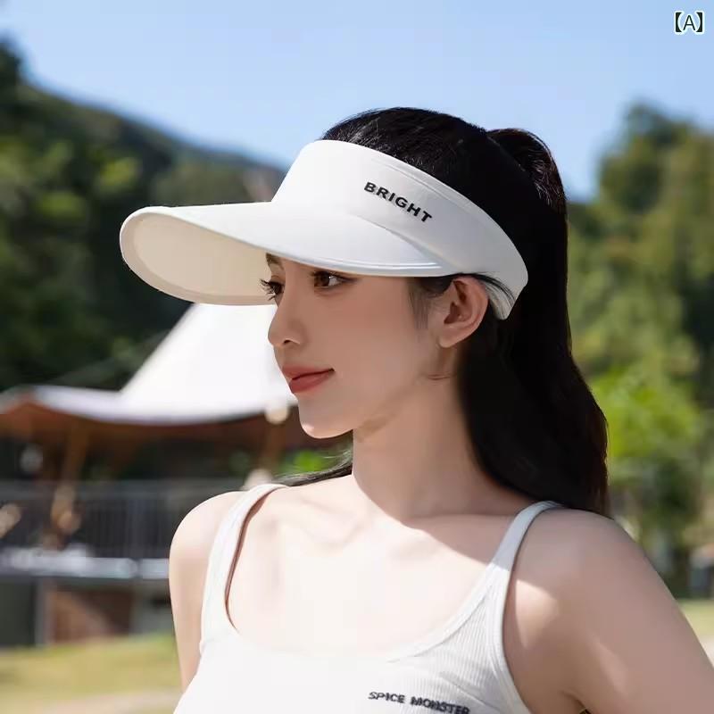 ゴルフ テニス ハット レディース ゴルフ 帽子 日焼け防止 レディース つば 広 紫外線 防止 トップハット トップなし 汗 吸収 夏