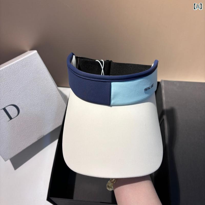 ゴルフ テニス ハット レディース 女性用 プロ 仕様の サンハット 夏の スポーツ ランニング テニス ゴルフ トップ キャップなし 子供用 トップなし