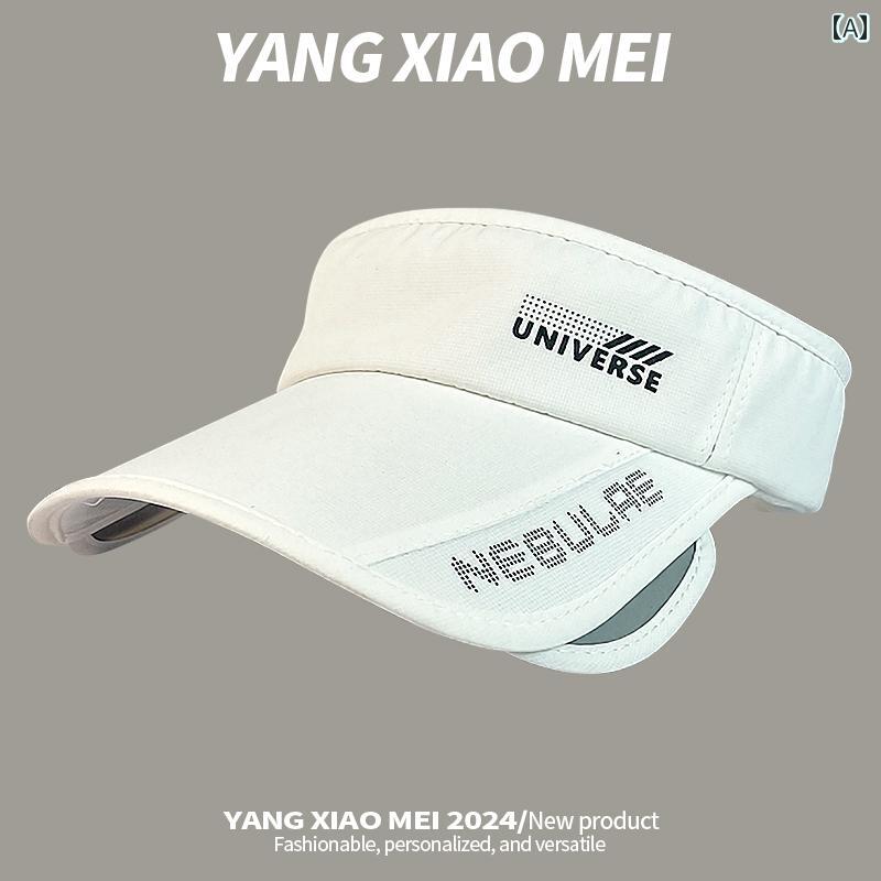 ゴルフ テニス ハット レディース 頭囲が 大きい ランニング用 空 トップハット レディース メンズ 夏用 紫外線 防止 格納式 サンハット スポーツ レター