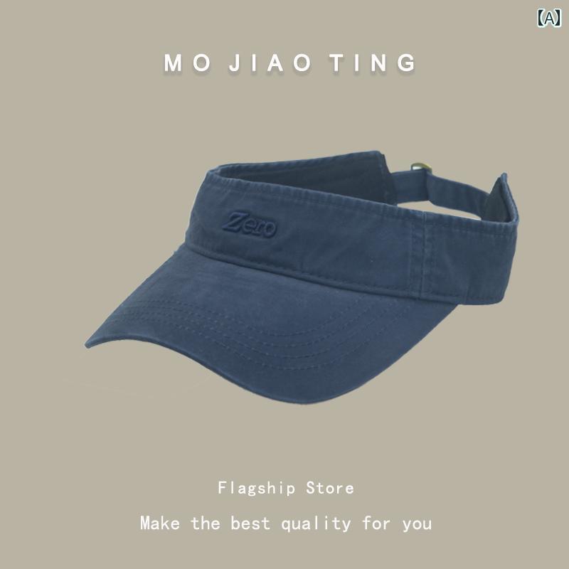 ゴルフ テニス ハット レディース レディース 空の シルクハット 夏の アウトドア スポーツ ランニング サンハット の 刺繍 文字 メンズ トップレス バイザー ベースボール キャップ です。