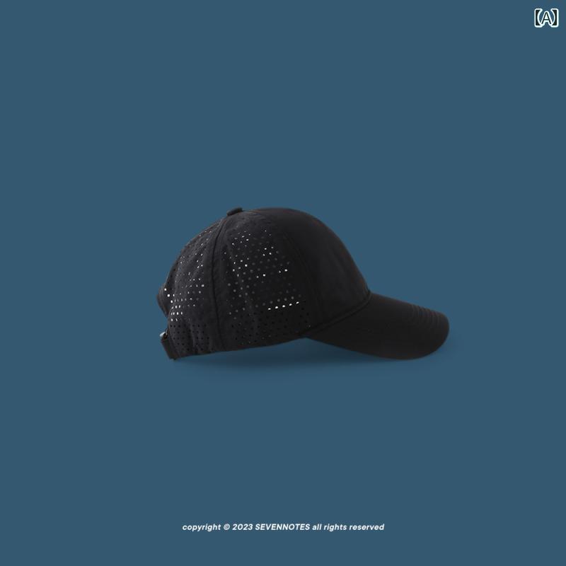 ゴルフ テニス ハット レディース SEVENNOTES 速乾 ベースボール キャップ メンズ メッシュ 通気性 大型 帽子 レディース 春夏 日焼け防止 アヒルの 舌