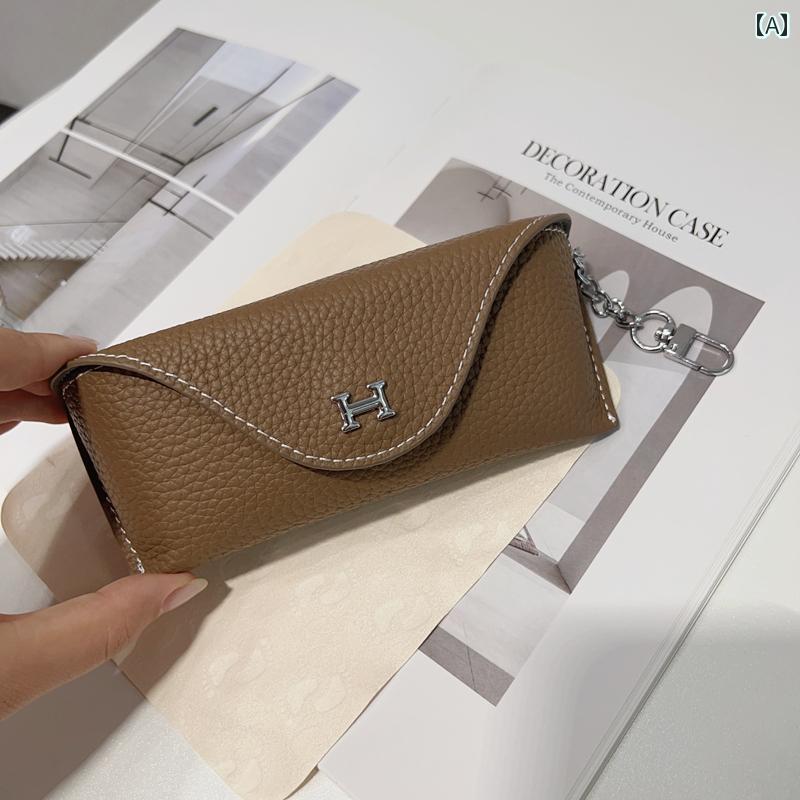 メガネ 収納バッグ 革 ハンギング バッグ ハイエンド 耐 圧 ポータブル サングラス 収納 メガネ ケース..