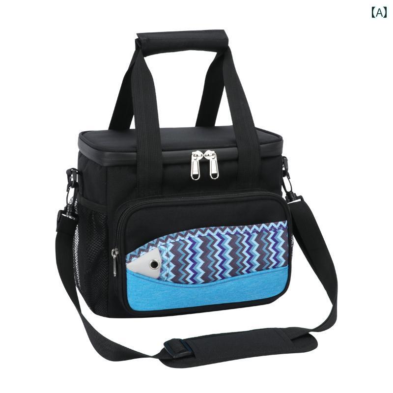 ランチバッグ キャンプ大容量 ランチ ボックス バッグ 防水 トートバッグ 小さい 断熱 大型 屋外 キャンプ ピクニック