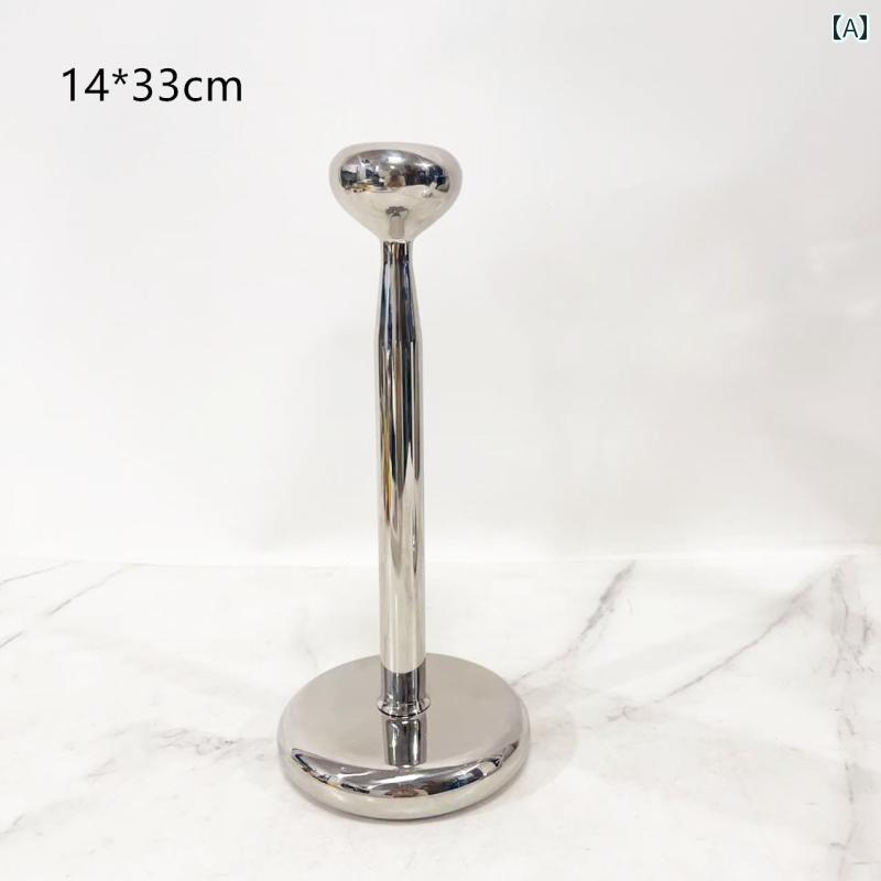 壁掛け トイレットペーパーホルダー ステンレス製 キッチン ペーパー タオルホルダー 家庭用 リビング ルームの 床 置き ロールペーパーホルダー ナプキンホルダー サンプル ルーム