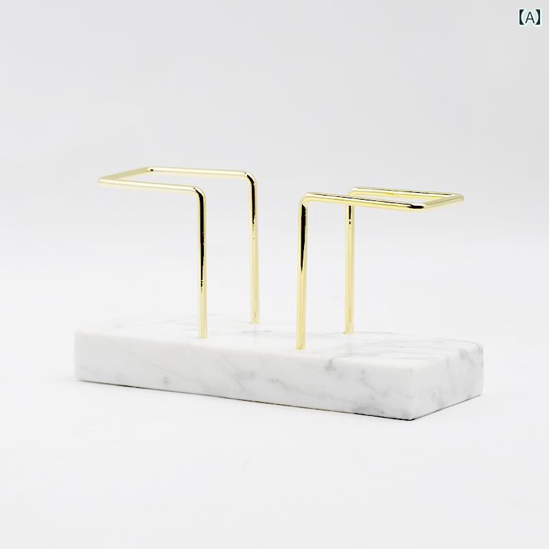 壁掛け トイレットペーパーホルダー Rocec 大理石 つまようじ 収納 ボックス ティッシュ ホルダー カフェ ホテル レストラン 専用 シンプル