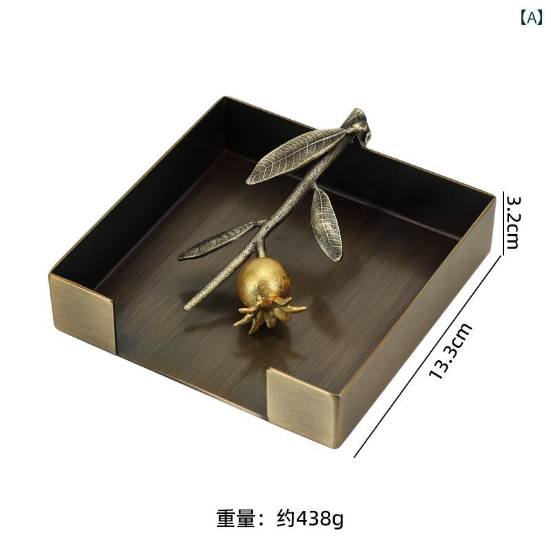 壁掛け トイレットペーパーホルダー 北欧 スクエア ペーパーホルダー ステンレス スチール製 ティッシュ ボックス イチョウの 花柄 ナプキンホルダー 卓上 レストラン ホテル