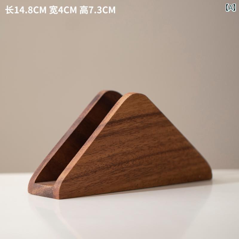 壁掛け トイレットペーパーホルダー レストラン ホテル コーヒー ショップの テーブル用の クルミ 材 ..