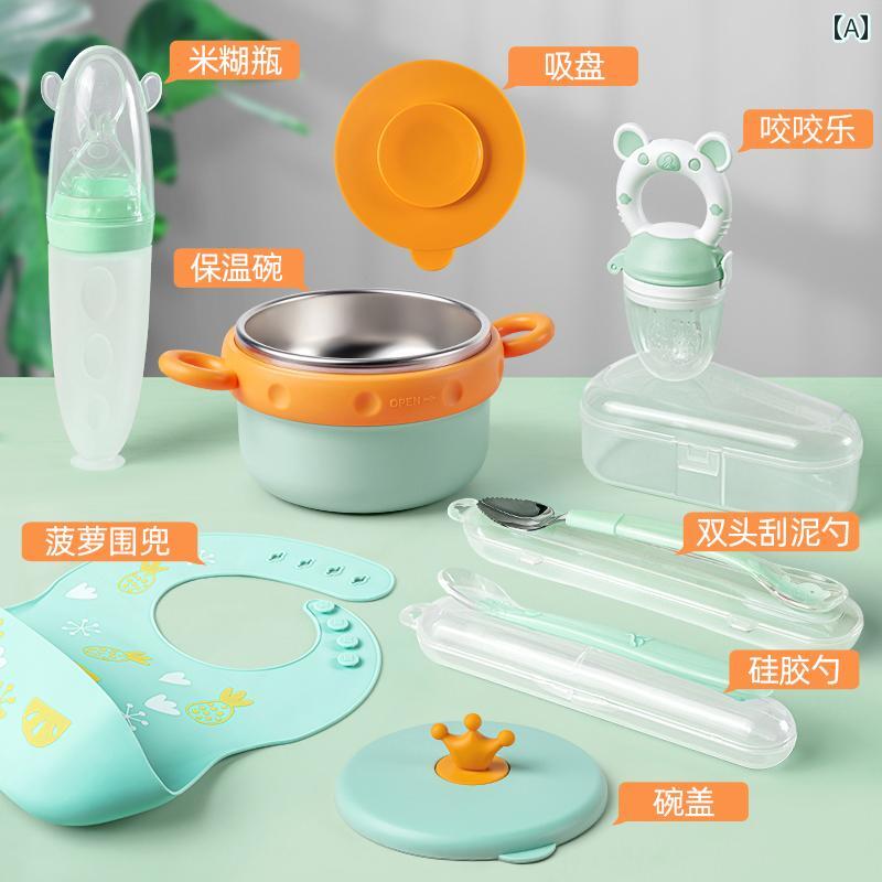 ベビーフードトレイ ベビー フード ボウルな ボウル スプーン カトラリーセット 子供用 落下 防止 やけ..