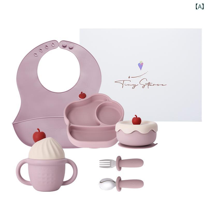 ベビーフードトレイ tinystarse ベビー フード ボウル 食器 セット 1ヶ月 新生児 誕生日 1歳の 会 ギフ..