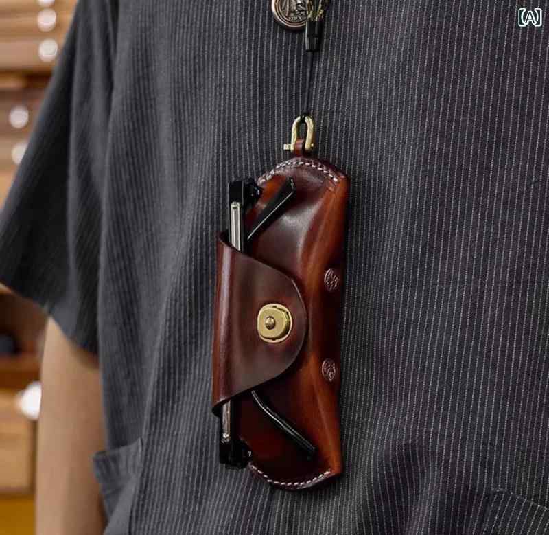 メガネ 収納バッグ レトロ メガネ ケース メンズ 携帯用 ストラップ バッグ 近視 サングラス 収納 ボッ..