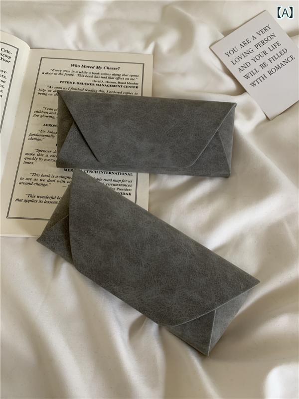 メガネ 収納バッグ リピ 買い 控えめな グレーの メガネ ケース シンプル 携帯 便利 学生 レトロ 汚れに 強く 耐 圧性 サングラス 収納 ボックス