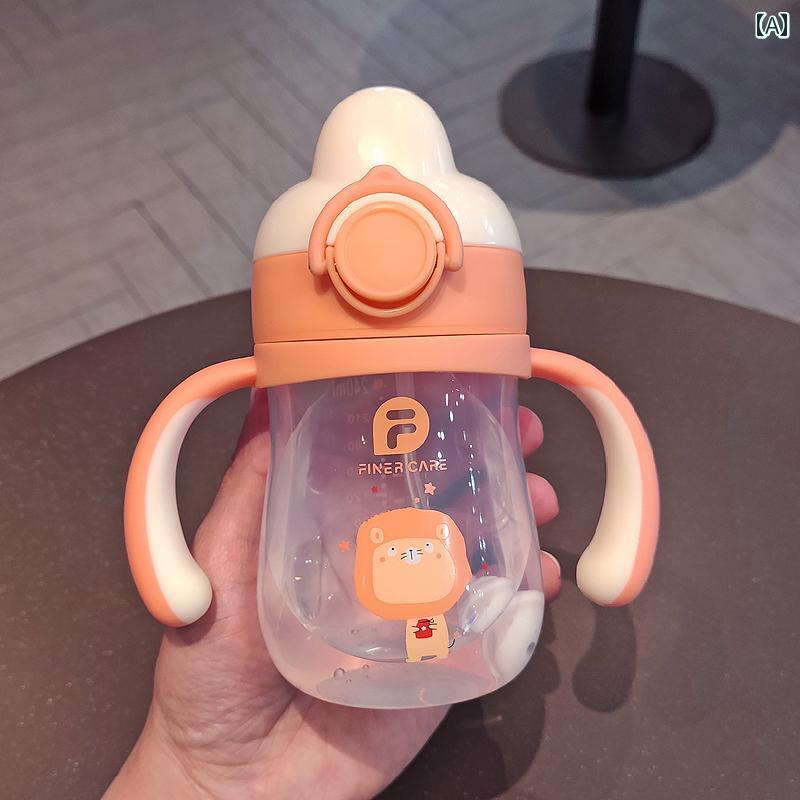 ベビー 幼児 子供用 シリコン製 生後 6ヶ月以上の 赤ちゃん用 PP トレーニング用 ドリンクカップ ダックビル カップ ストロー 窒息 防止 落下 ベビー フード グレードの ウォーターカップ