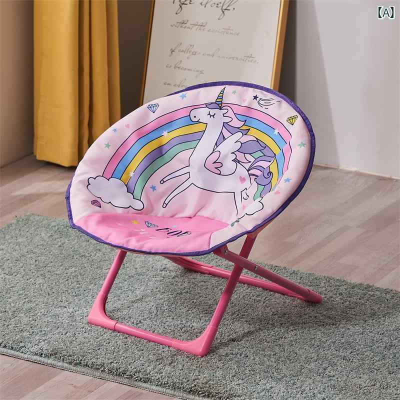 子供用アウトドア折りたたみ椅子 子供用 ムーン チェア 滑り止め バックチェア 折りたたみ 式 ベビー ..