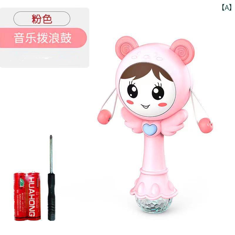 ガラガラ 赤ちゃん 赤ちゃんの おもちゃ 0 ～ 1歳 ハンドベル ラトル ミュージック スティック 赤ちゃん 教育 3 6 9 12ヶ月 新生児 幼児