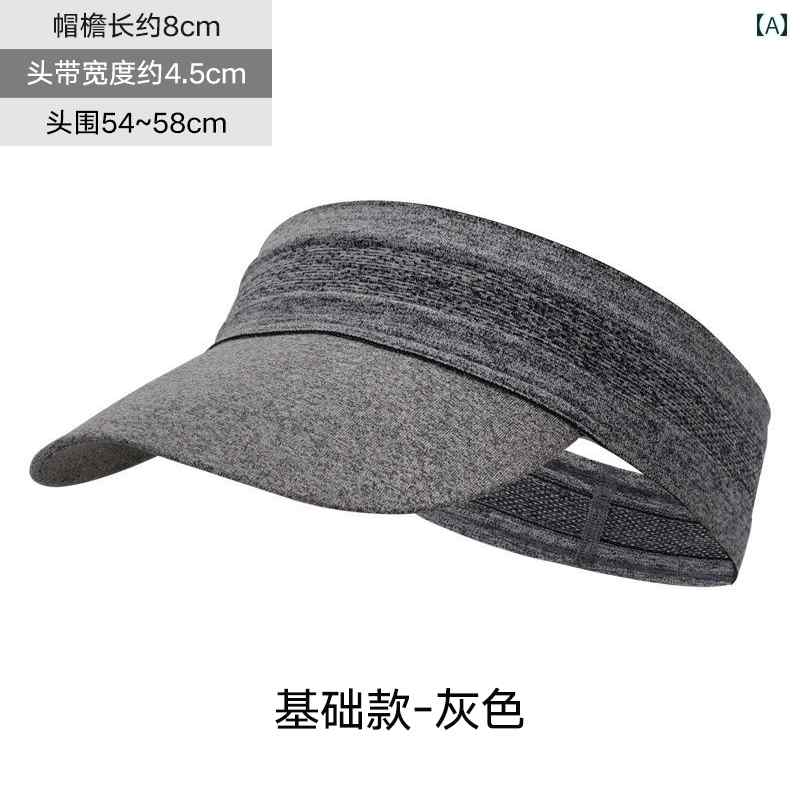 ランニング用サンハット トップハット 速乾 ランニング ハット 夏用 サンハット サンバイザー 男女兼用 マラソン テニス 折りたたみ 式