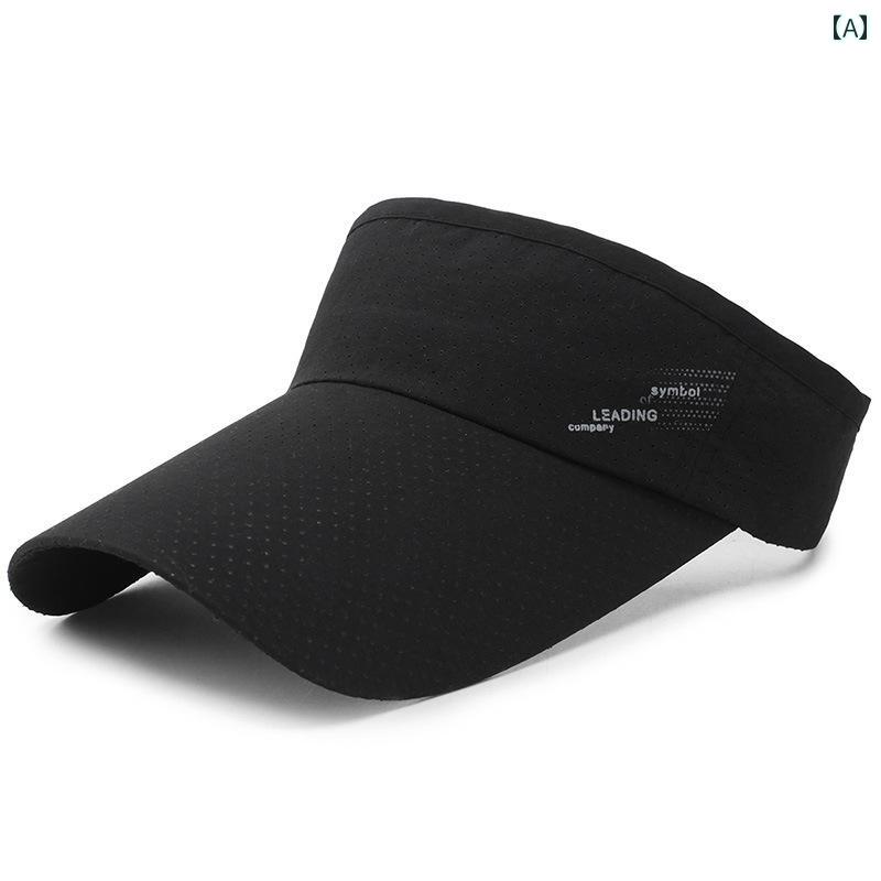 ランニング用サンハット 夏 帽子 レディース 韓国 サンバイザー トップ ハット メンズ アウトドア スポーツ 日焼け防止 カジュアルハット ランニング トップレス リング