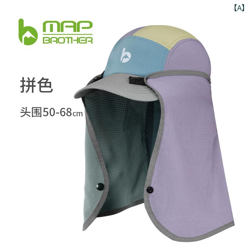 ランニング用サンハット Tuxingke スポーツ 日焼け防止 ケープ アウトドア ハイキング キャップ クロス..