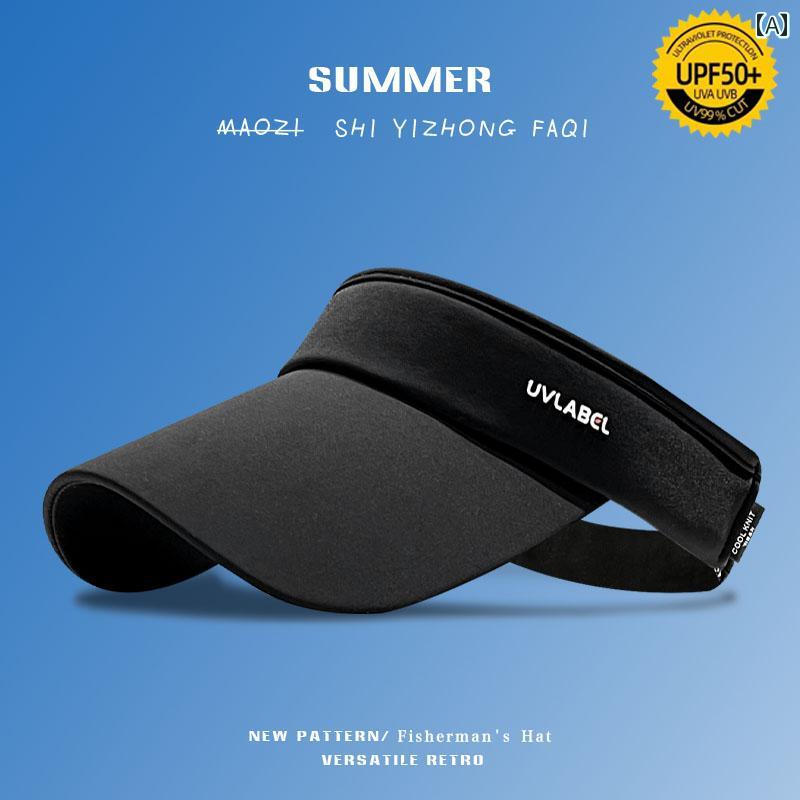 ランニング用サンハット 帽子 レディース UV ランニング スポーツ アヒルの 舌 空の トップ 夏の 日焼け防止 冷感 トップレス 太陽の