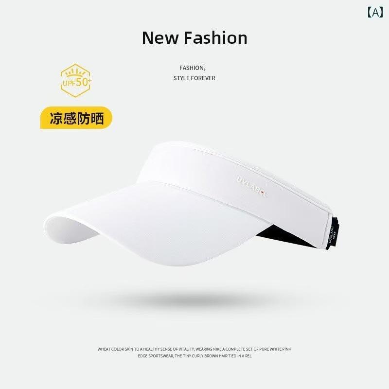 ランニング用サンハット 夏の スポーツ ランニング 吸汗 速乾 トップハット 男女兼用 新型 伸縮 プレート UV ダック タンサン ハット